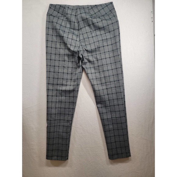 NWOT Soho Women's Black & Gray Plaid Dress Pants Size L - Picture 2 of 7
